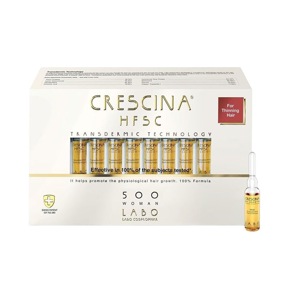 Ampolla Crescina Hfsc Transdermic Treatment 500 Woman 20 Piezas