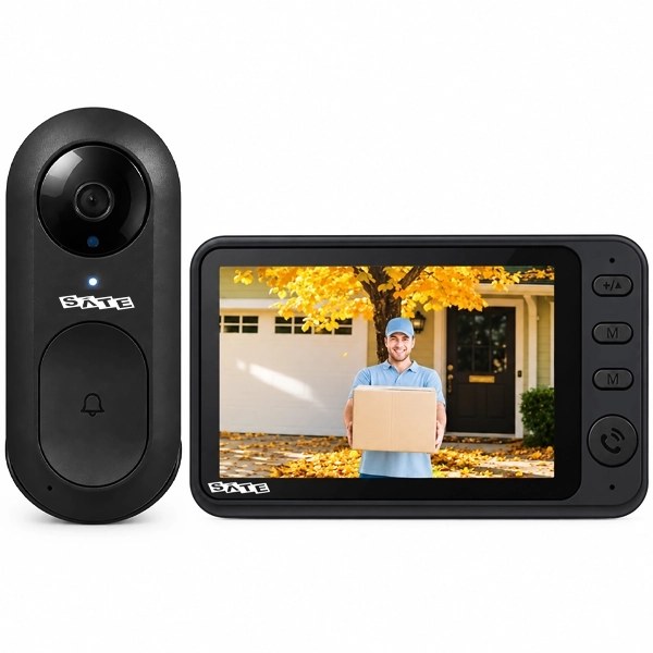 Video Portero Satellite A-DB25 Pantalla 4.3" con Visión Infrarroja - Negro