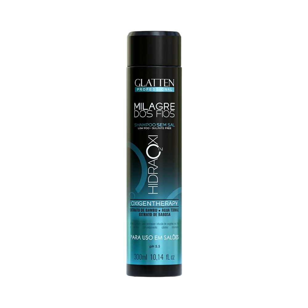 Shampoo Glatten Professional Milagre Dos Fios Hidraoxi 300 Ml