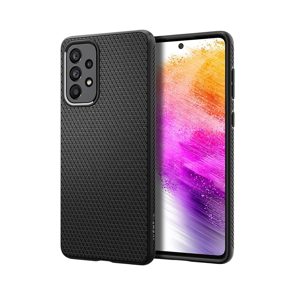 Estuche Protector Spigen Liquid Air Para Galaxy A73 5 G Acs04253 Matte Black