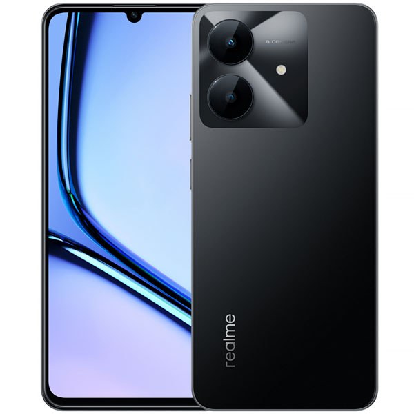 Celular realme Note 60X RMX3938 Dual SIM de 128GB 4GB RAM de 6.7" 8MP 5MP - Marble Black (Anatel)