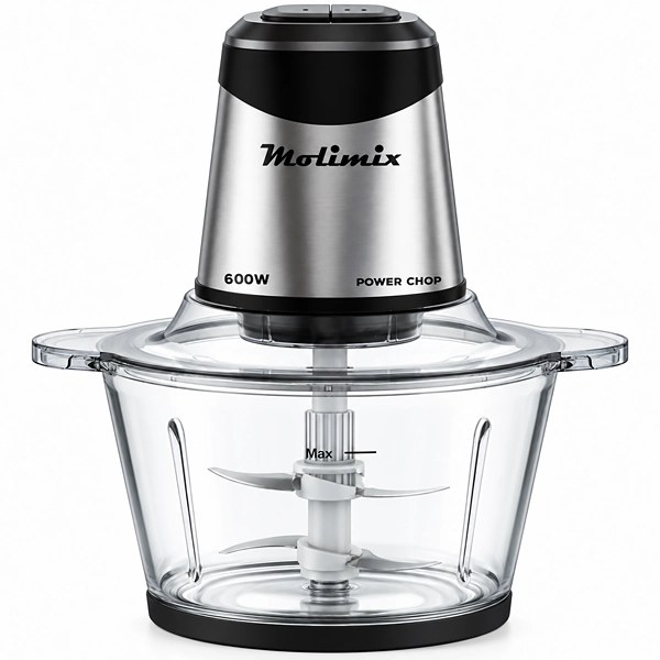 Procesador de Alimentos Molimix Power Chop MPA-600 3 Litros 127V ~ 60Hz - Negro Plata