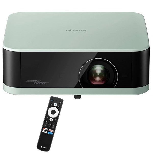 Proyector Epson Lifestudio Pop EF-61G 700 ANSI Lumens con Wi-Fi Bluetooth Bivolt - Verde Negro