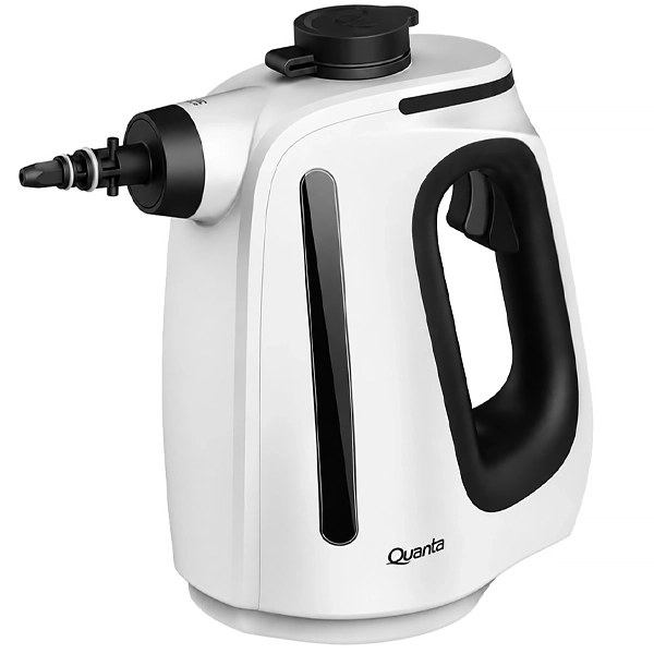Limpiador a Vapor Quanta Forge QTLV161 16 en 1 220 - 240 V ~ 50 60 Hz - Blanco Negro