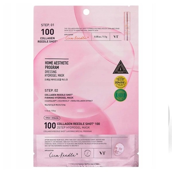 Mascarilla Facial VT Cosmetics Collagen Reedle Shot 100 2Step Mask - 1 Unidad