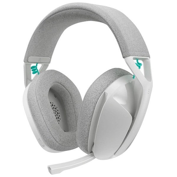 Headset Gaming Inalámbrico Logitech G321 con USB para PC PS5 Nintendo Switch - Blanco Gris