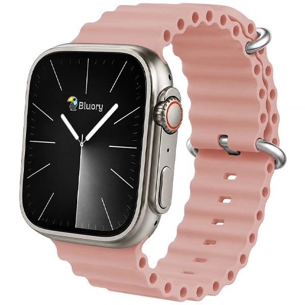Reloj Blulory Ultra Mini 2026 con Bluetooth - Plata Rosa
