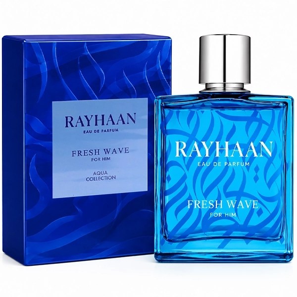 Perfume Masculino Rayhaan Fresh Wave For Him Aqua Collection EDP 100ml
