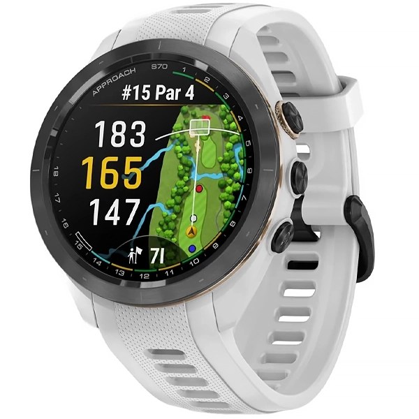 Reloj Garmin Approach S70 Golf 010-02746 42 mm con GPS Wi-Fi - Negro Blanco