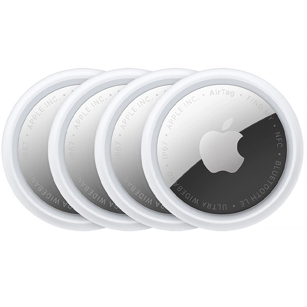 Localizador Apple AirTag 2nd Generation A2937 MFEA4BE (2026) con Bluetooth - Plata Blanco (4 Unidades)