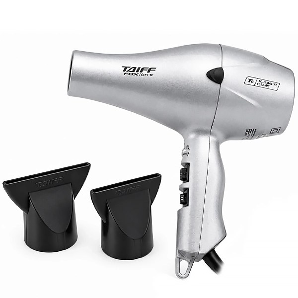 Secador de Cabello Taiff Tourmaline Ceramic SECTC21 2.100 watts 127 V ~ 50 60 Hz - Plata Negro