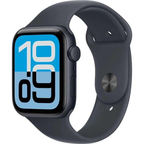 Apple Watch SE 3rd Generation 44 mm S M MEHN4HN A3325 GPS - Midnight Aluminum Midnight Sport