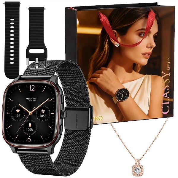 Relógio G-TiDE S7 Pro con Bluetooth - Negro + Pulsera