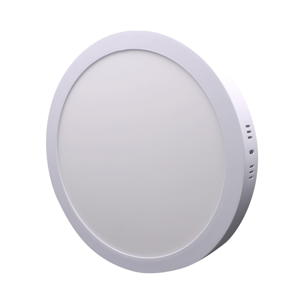 Panel Led De Montaje Superficial Emalux Ld32483 24 W 3000 K 1784 Lúmenes Bivolt Redondo