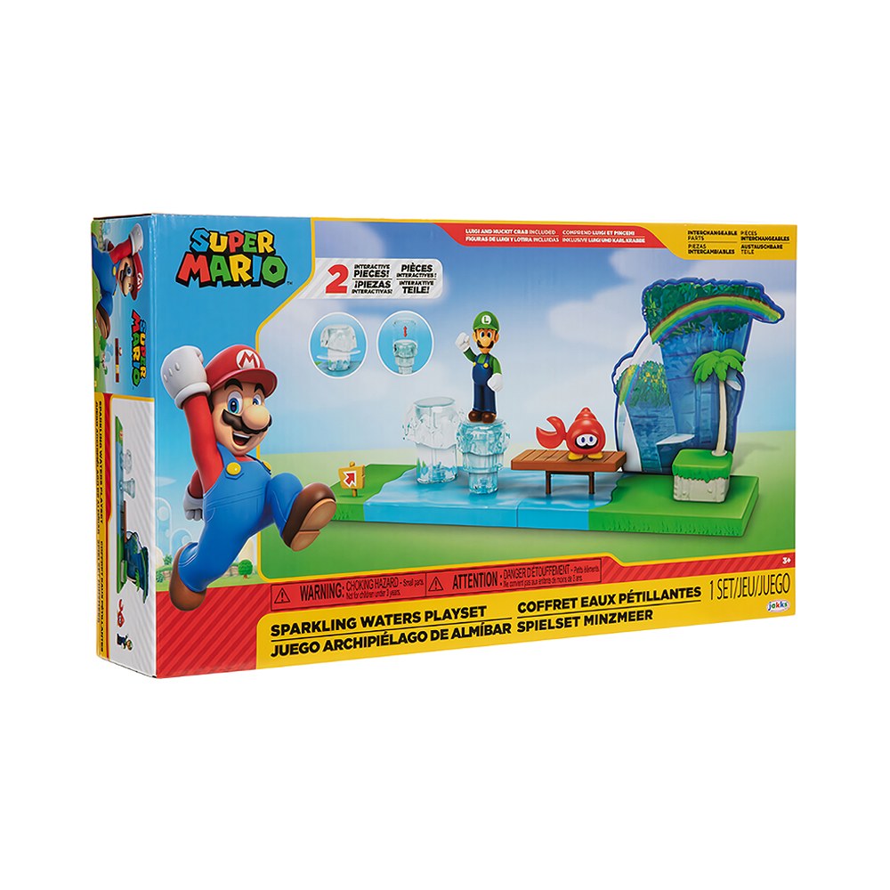 Kit De Juego Nintendo Super Mario Sparkling Waters Playset 41366
