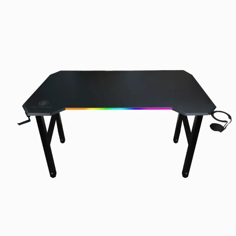 Mesa Gamer Black Horse BHGT101 Plegable RGB - Negro