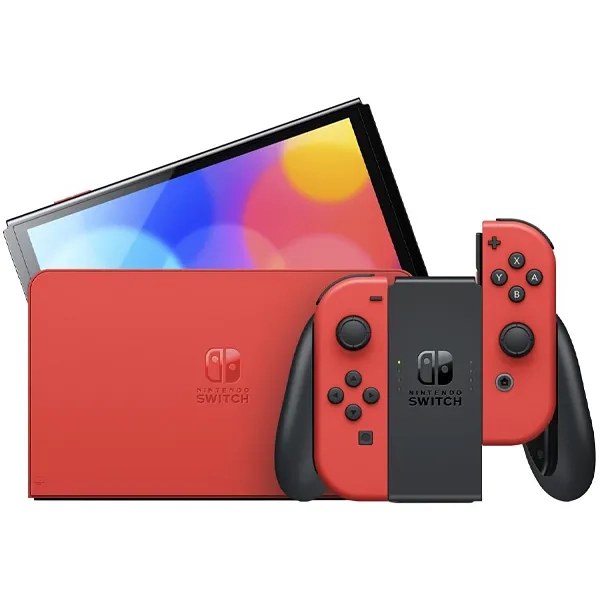 Consola Portátil Nintendo Switch OLED Mario Red Edition JP de 7.0" con 64GB