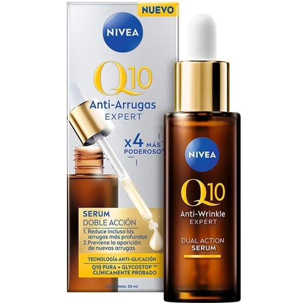 Sérum Facial NIVEA Q10 Anti-Arrugas Expert Doble Acción de 30ml