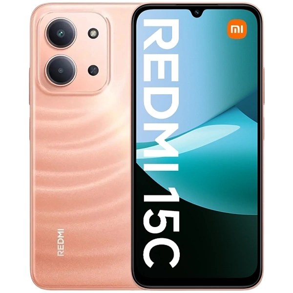 Celular Xiaomi Redmi 15C NFC Dual SIM de 128GB 4GB RAM de 6.9" 50MP 8MP - Twilight Orange (Global) (CJ Slim)