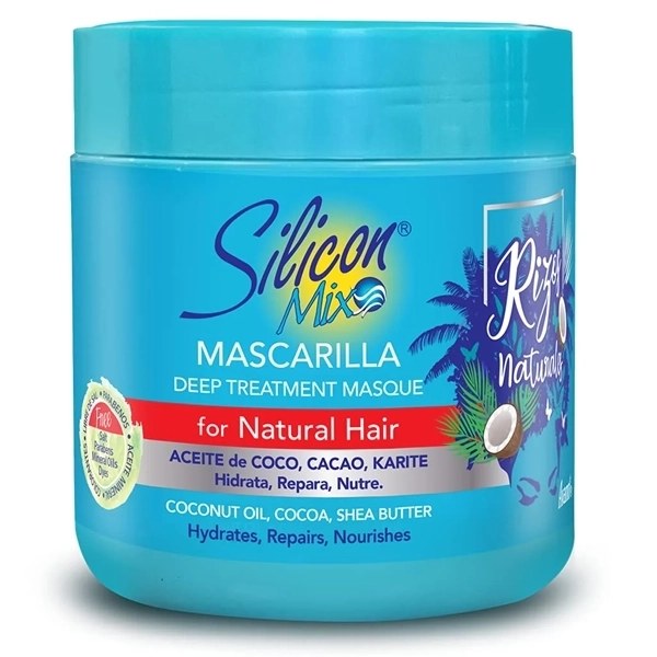 Mascara Capilar Silicon Mix Rizos Naturales 478g (Frasco danãdo)