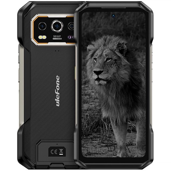 Celular Ulefone Armor 27 Pro NFC Dual SIM de 256GB 12GB RAM de 6.78" 50+50+64MP 32MP - Negro