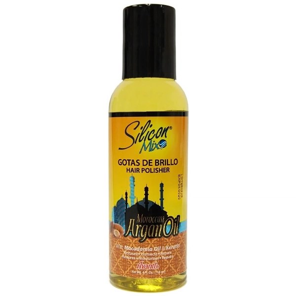 Aceite Capilar Silicon Mix Gotas De Brillo Moroccan Argan Hair Polisher 118ml