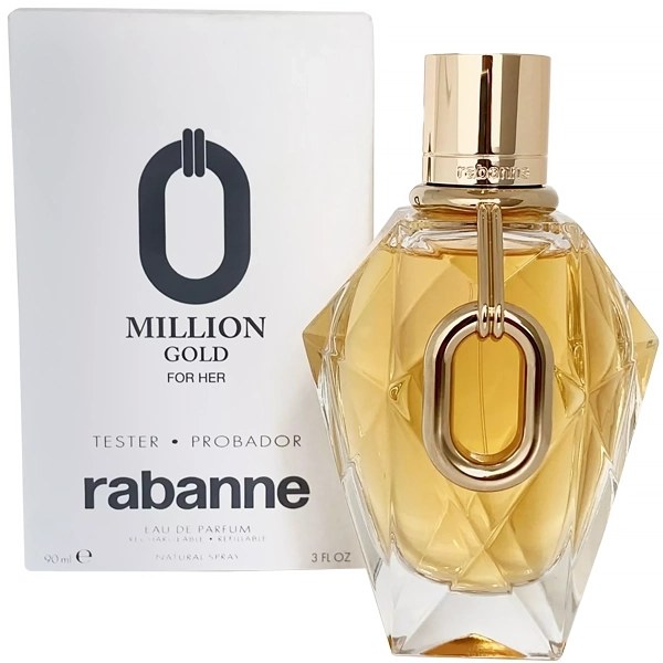 Perfume Tester Femenino Paco Rabane Million Gold For Her Parfum 90 ml