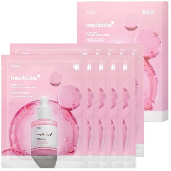 Mascarilla Facial Medicube PDRN Pink Peptide - 10 Unidades