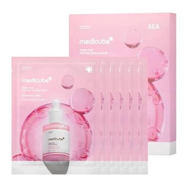 Mascarilla Facial Medicube PDRN Pink Peptide - 6 Unidades