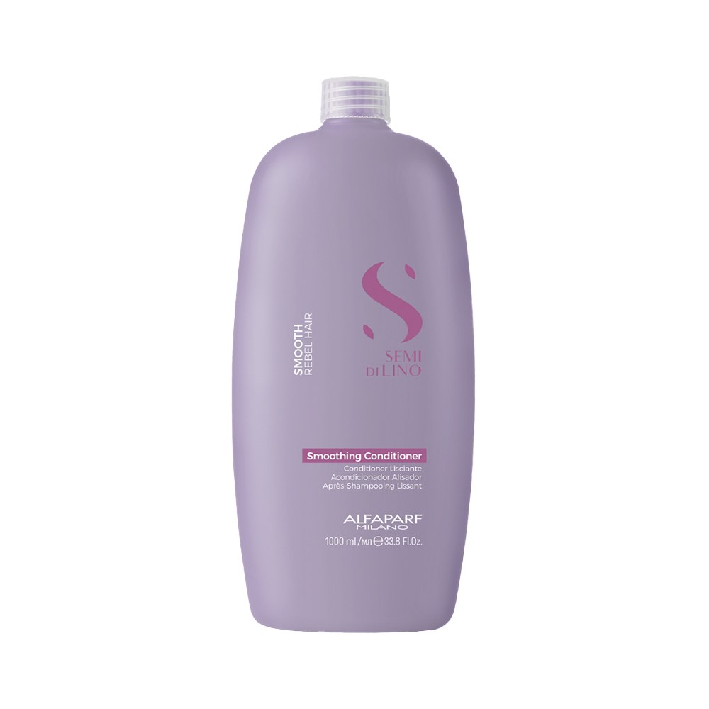 Acondicionador Alfaparf Semi Di Lino Smooth Rebel Hair 1000 Ml