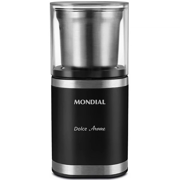 Moledor de Café Mondial Dolce Arome MCF-01-BI 180 watts 220V ~ 50 60 Hz - Negro