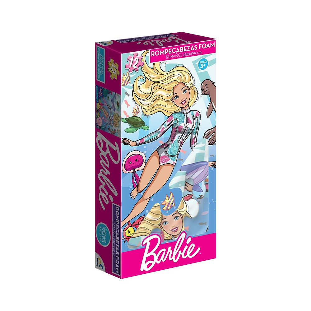 Rompecabezas Barbie Foam Life Is A Journey Jca 3194 12 Piezas
