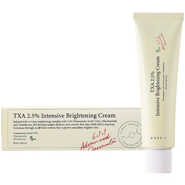 Crema Facial Hidratante Axis-y TXA 2.5% Intensive Brightening de 50ml