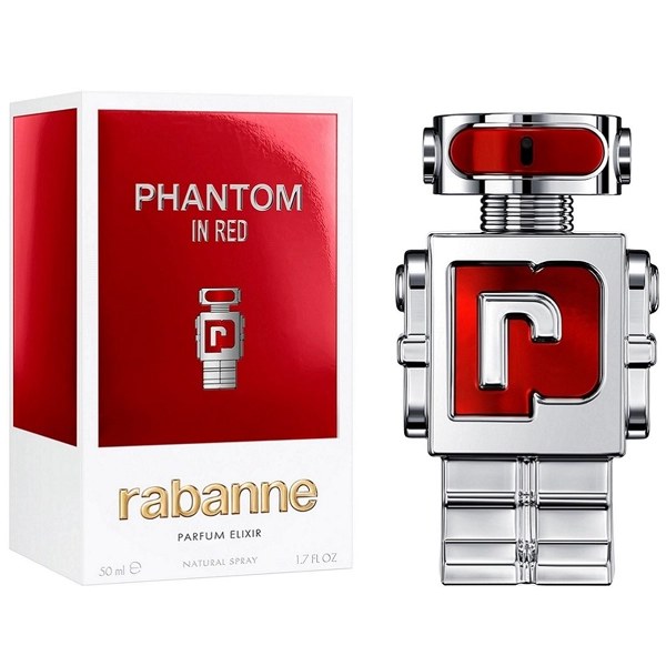 Perfume Masculino Paco Rabanne Phantom In Red Parfum Elixir 50ml