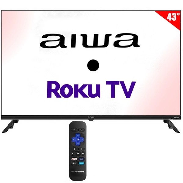 Smart TV LED 43" Aiwa AW43B2RK Full HD Wi-Fi com Conversor Digital