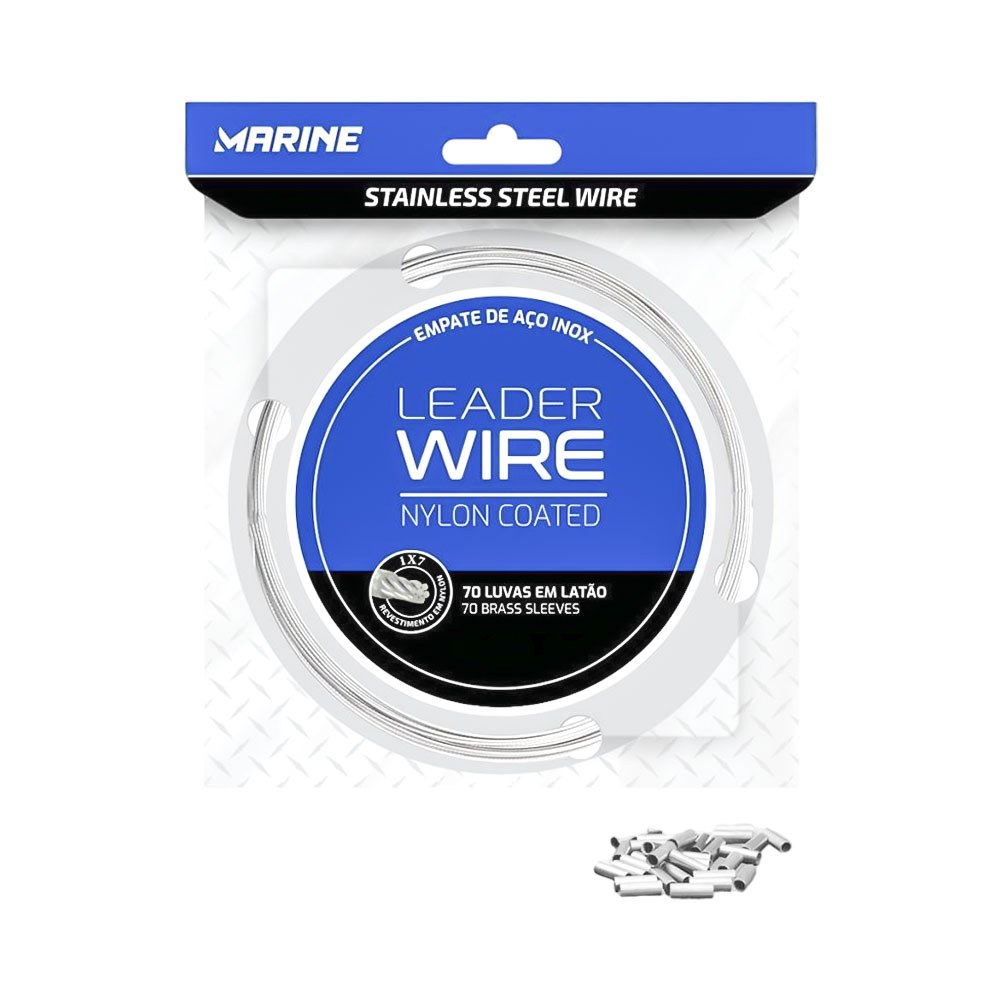 Cable De Acero Para Pesca Marine 000250 10 Mts 13.60 Kg
