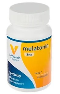 Melatonin 3mg The Vitamin Shoppe Specialty (60 Cápsulas)