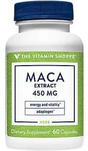 The Vitamin Shoppe Maca Extract 450MG Herb (60 Cápsulas)