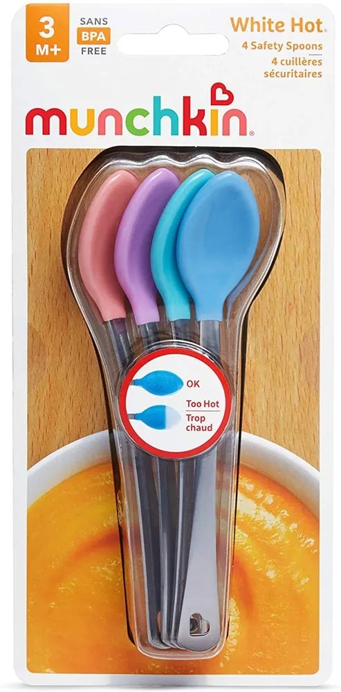Colher Munchkin White Hot (4 Peças)