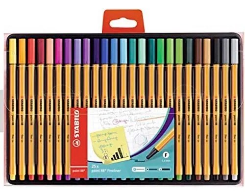 Marcador Stabilo Point 88 8825 - (25 Colores)