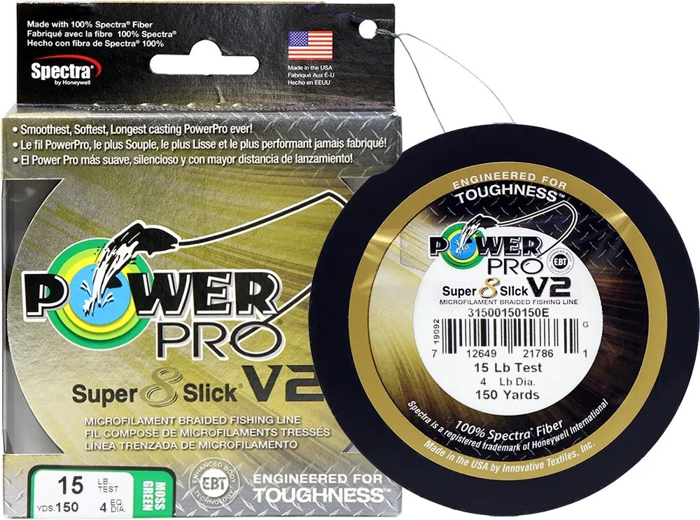 Linea Multifilamento Power Pro Super 8 Slick V2 15lb 7kg 0.19mm 135m