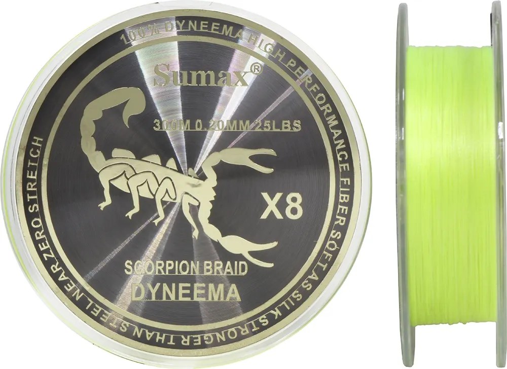 Hilo Multifilamento Sumax Scorpion 0,20mm 20lbs 300M