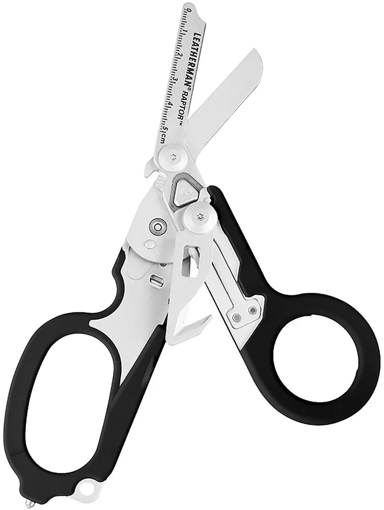 Tijera Multifunción Leatherman Raptor 831742 (6 Funciones) Negro