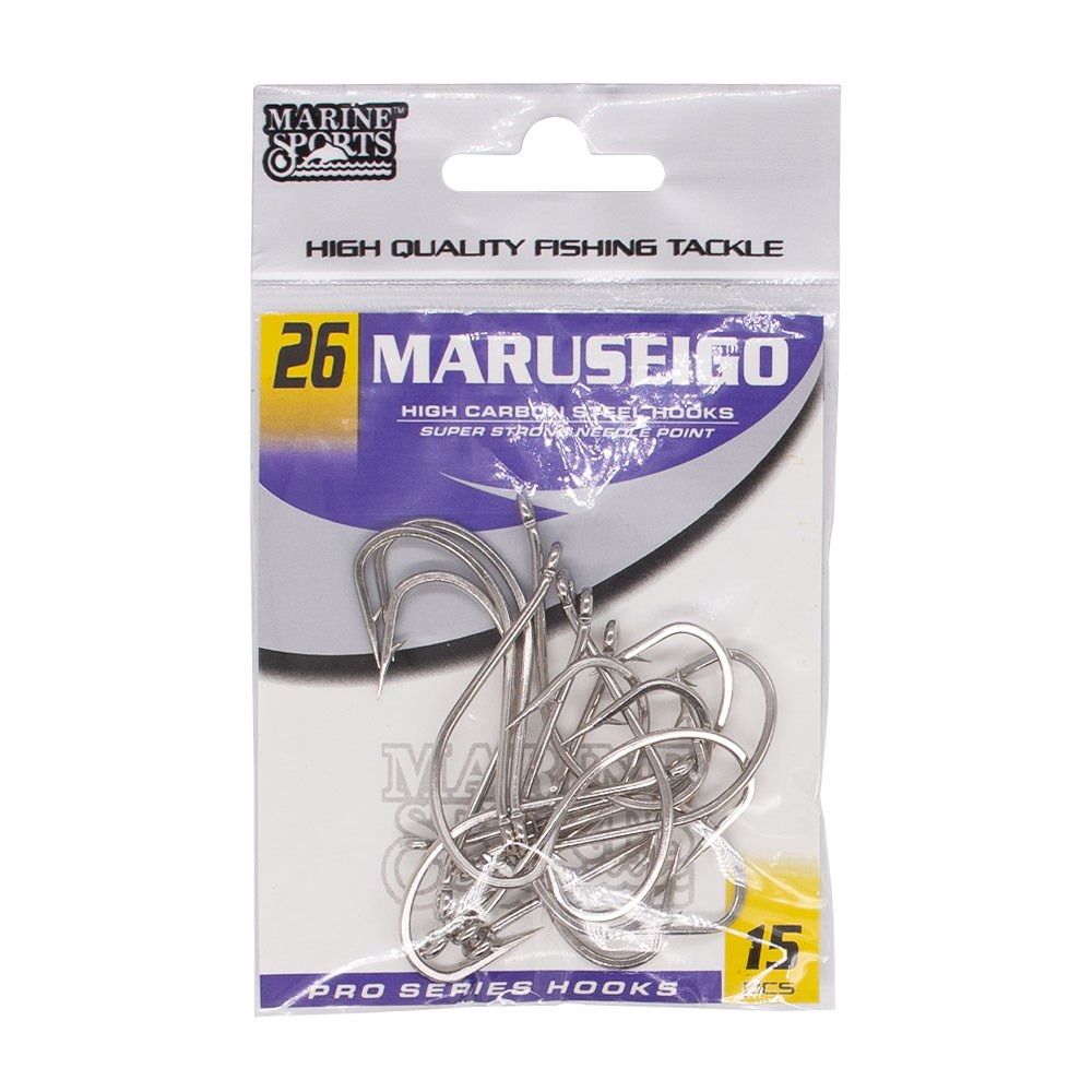 Anzuelo Marine Sports Maruseigo Nickel 26 15 Pcs