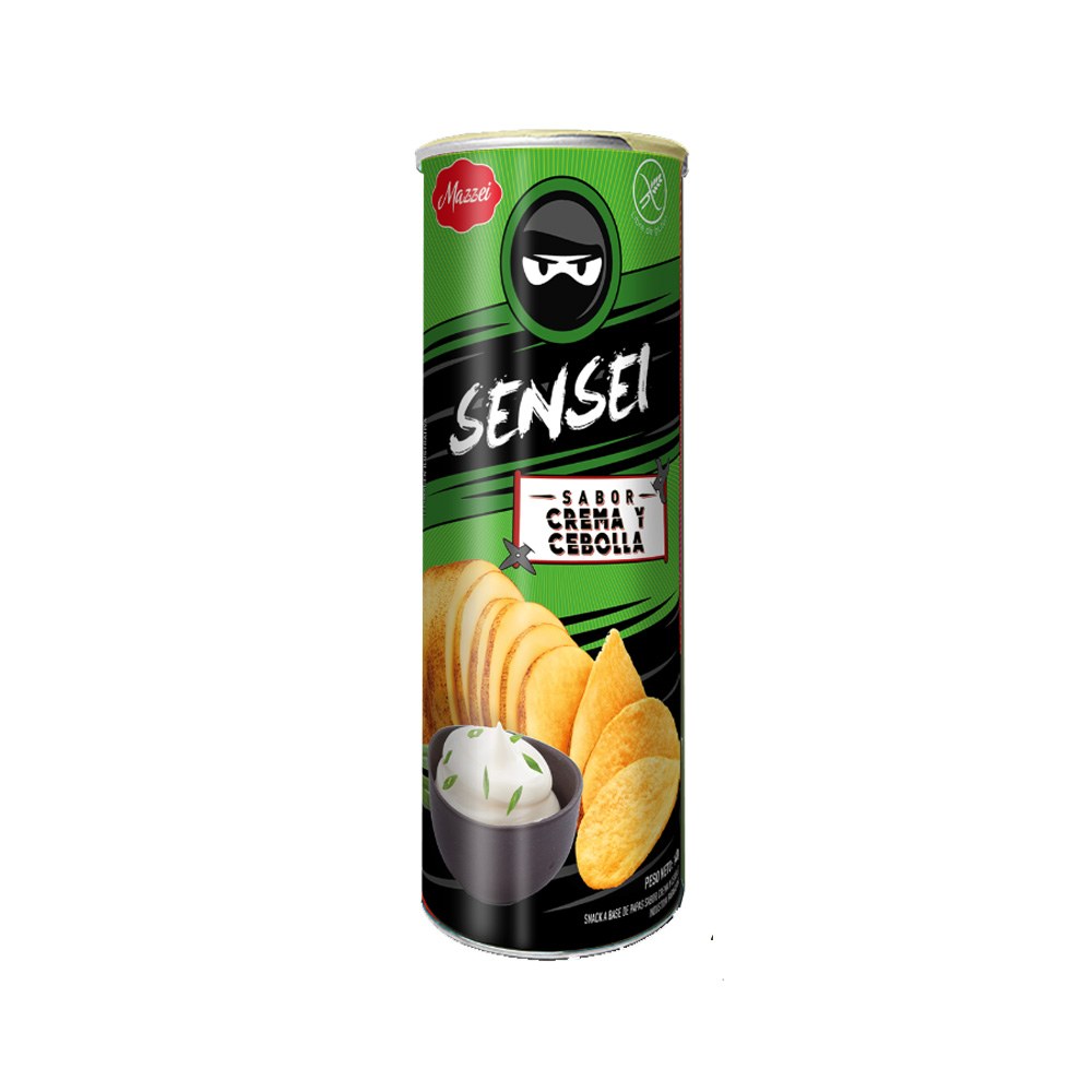 Papas Fritas Mazzei Sensei Crema Y Cebolla 140 Gramos