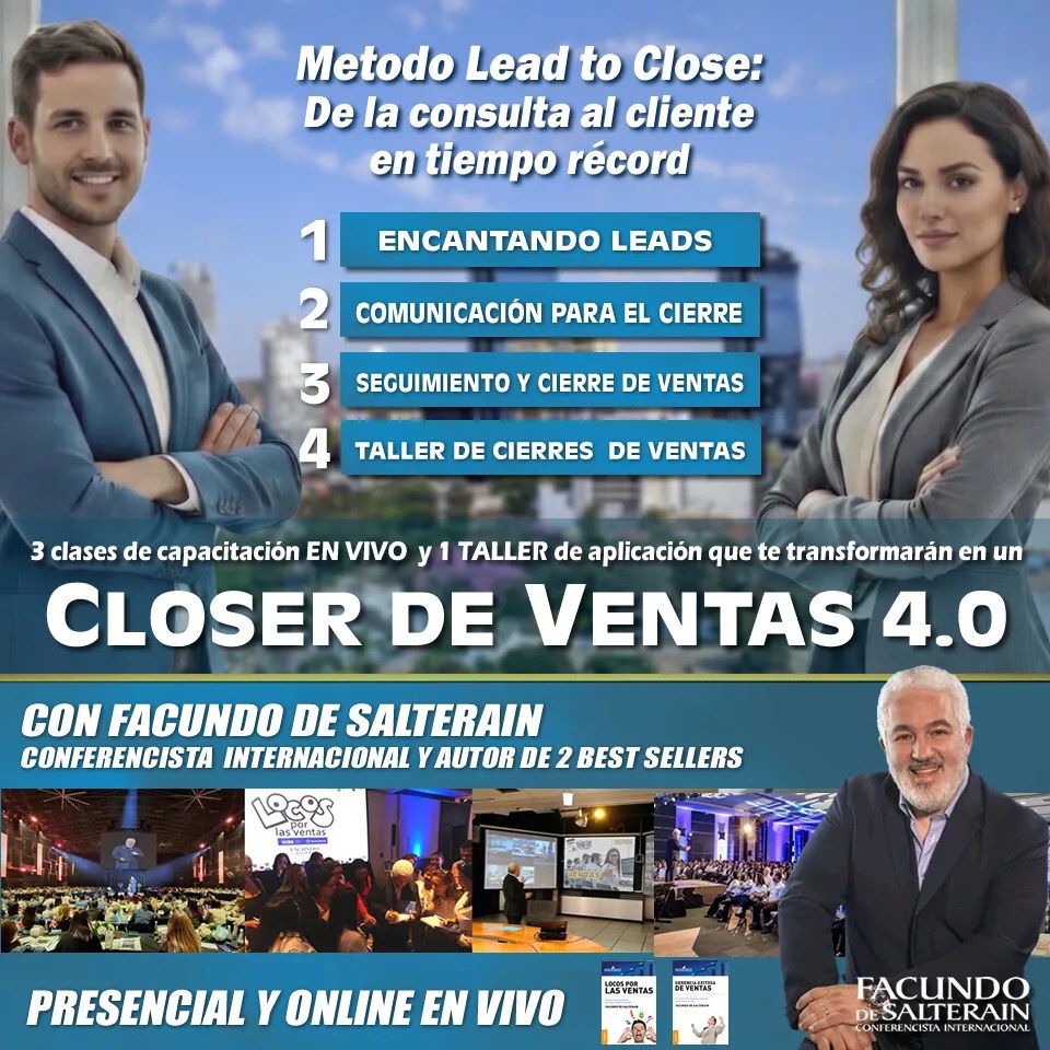 CLOSER EN VENTAS 4.0 - Facundo de Salterain