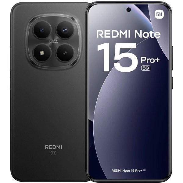 Celular Xiaomi Redmi Note 15 Pro+ 5G NFC Dual SIM 256GB 12GB RAM de 6.83" 200+8MP 32MP - Negro (Global)