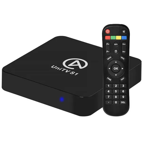 Receptor FTA UniTV S1 K10 4K Ultra HD con Wi-Fi Bluetooth - Negro