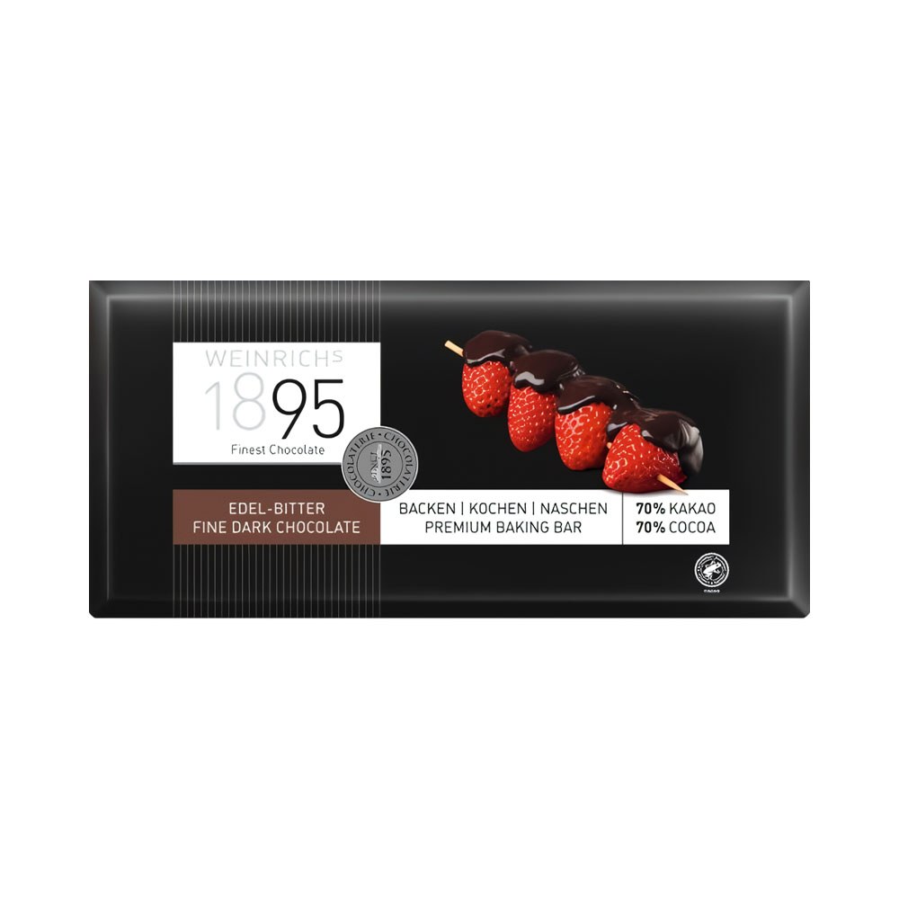 Chocolate Weinrich Edel Bitter Dark 70% 250 Gr