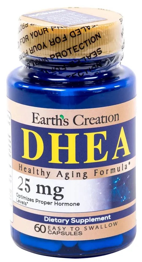 Earth's Creation DHEA 25MG (60 Capsulas)
